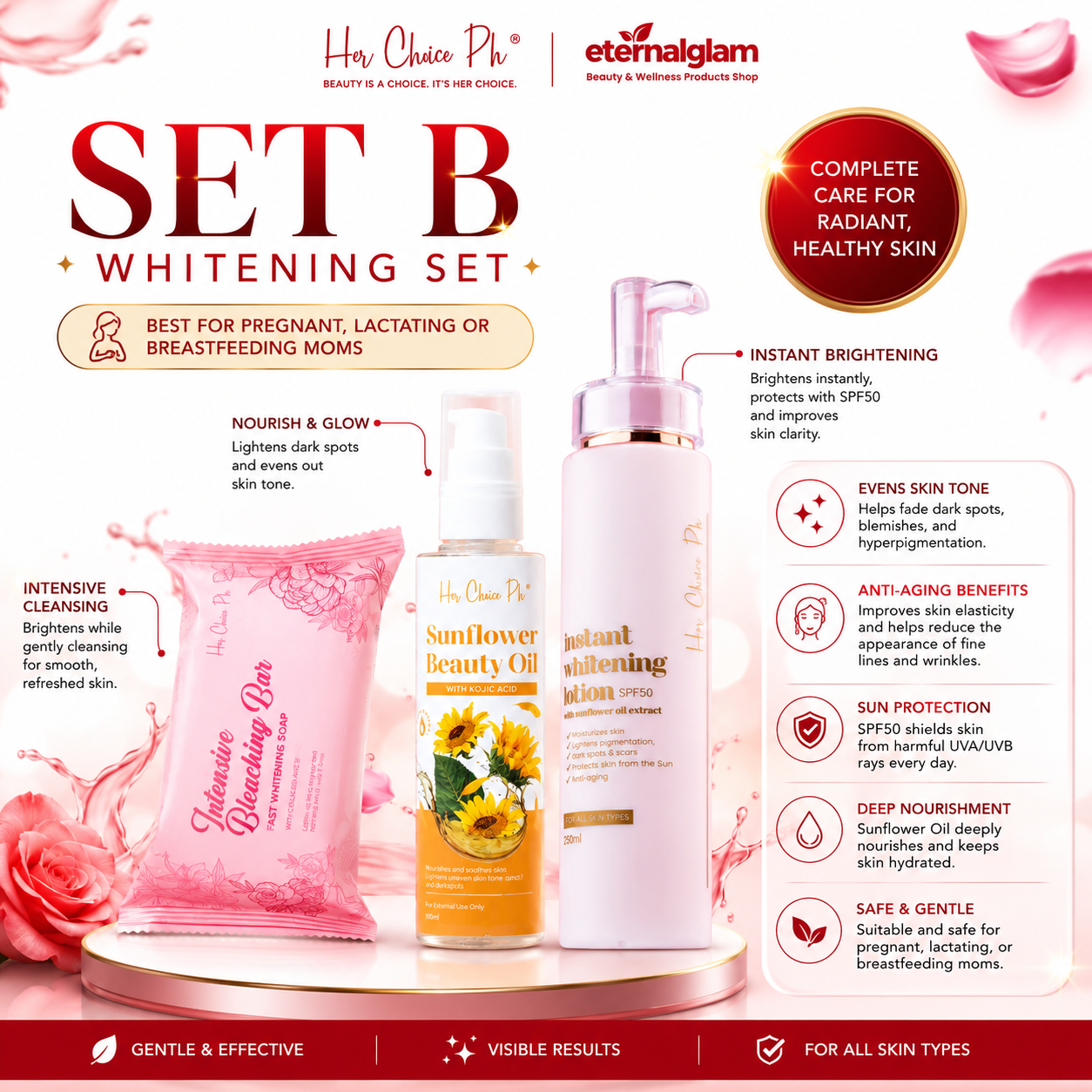 Set B: Whitening Combo For Moms