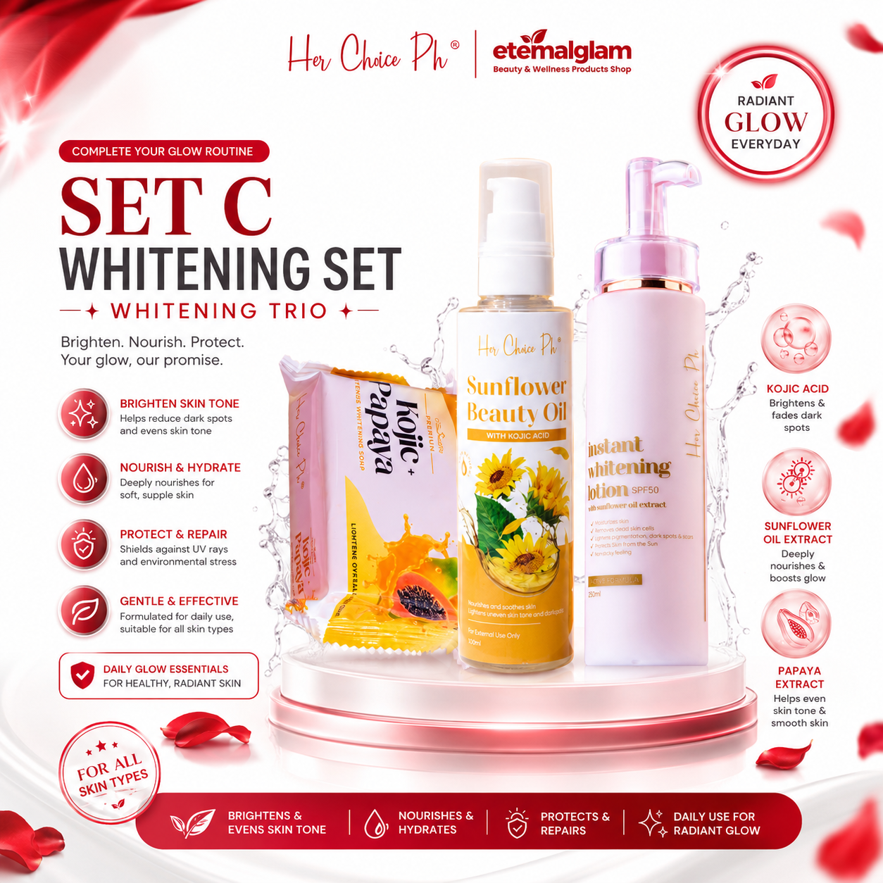 Set C: Whitening Combo